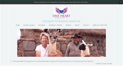 Desktop Screenshot of oneheartproductions.net