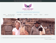 Tablet Screenshot of oneheartproductions.net